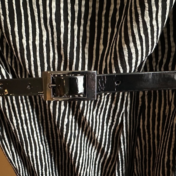 Vince Camuto Black and White Striped Dress - Picture 13 of 14